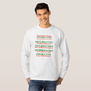 Camiseta Tipos de Frases de Natal
