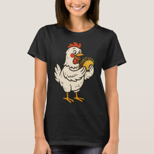 Camiseta Tipos de galinhas educacionais de aves de capoeira