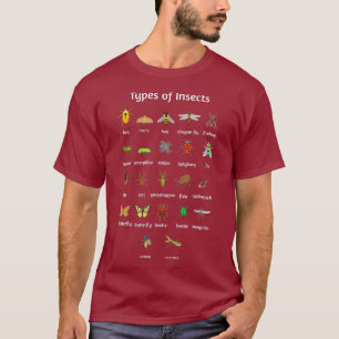 Camiseta Tipos De Insetos Entomologia Insetos Insetos