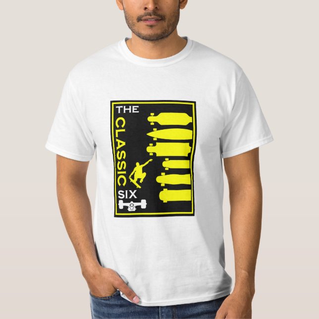 Camiseta Tipos de skate (Frente)