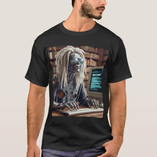 Camiseta Tipos robôs no teclado