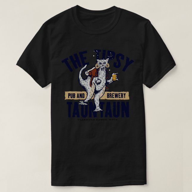Camiseta Tipsy Tauntaun (Frente do Design)