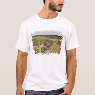Camiseta Tiptree Salão e fazenda, Essex, c.1850-60 (óleo