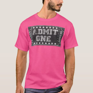 Camiseta Tíquete de Cinema Vintage