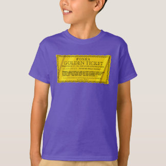 Camiseta Tíquete do Ouro Willy Wonka