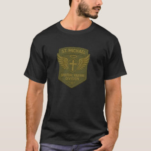 Camiseta Tira Guerra Espiritual São Miguel Arcanjo