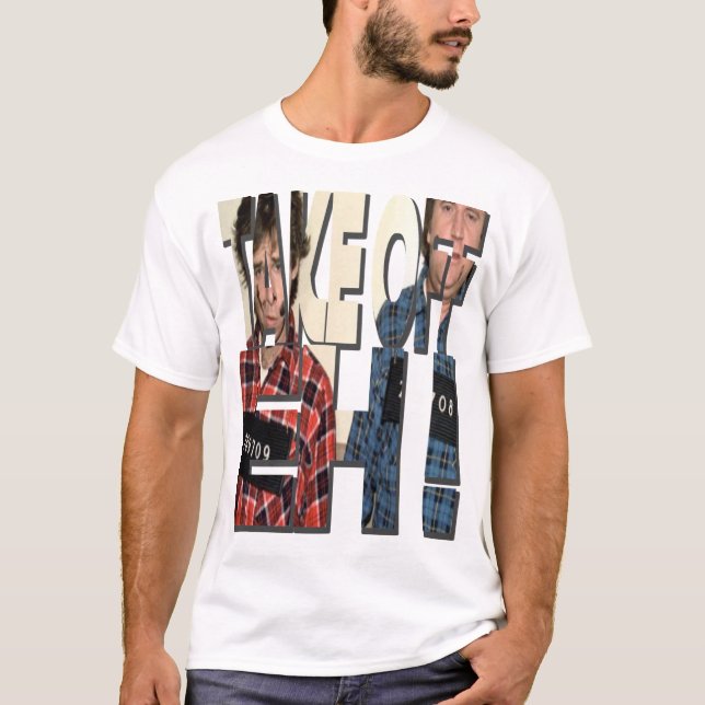 Camiseta Tira-Te, Eh! Bob e Doug McKenzie Retro (Frente)