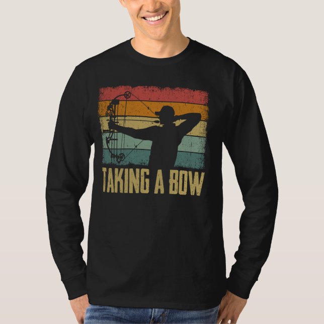 Camiseta Tirando um Arco composto de Arco e arquiteturas de (Frente)