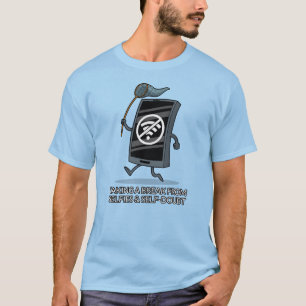 Camiseta Tirando uma pausa das selifes e autodúvidas