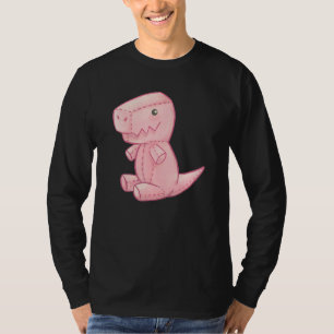 Camiseta Tiranossauro Rex Toy Dinossauro de Plush Cujo Ping