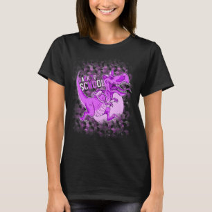 Camiseta Tiranossauro Saindo da Família Rainbow Laser Surus