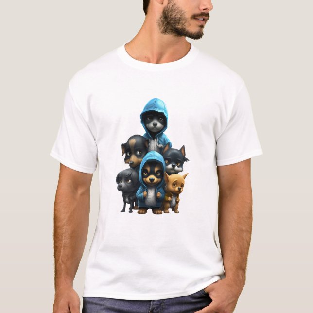 Camiseta Tirante Pequeno E Seu Esquadrão Empilhado! (Frente)