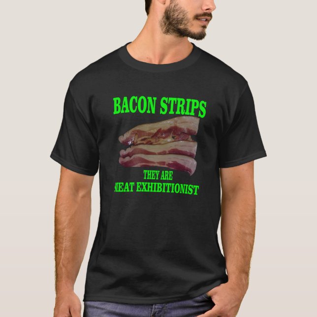Camiseta Tiras de bacon (Frente)