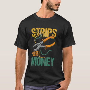 Camiseta Tiras por dinheiro Eletricista Eletricista