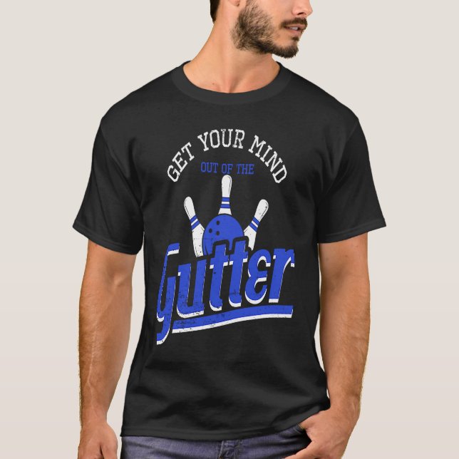 Camiseta Tire A Sua Mente Da Boliche Da Torre (Frente)