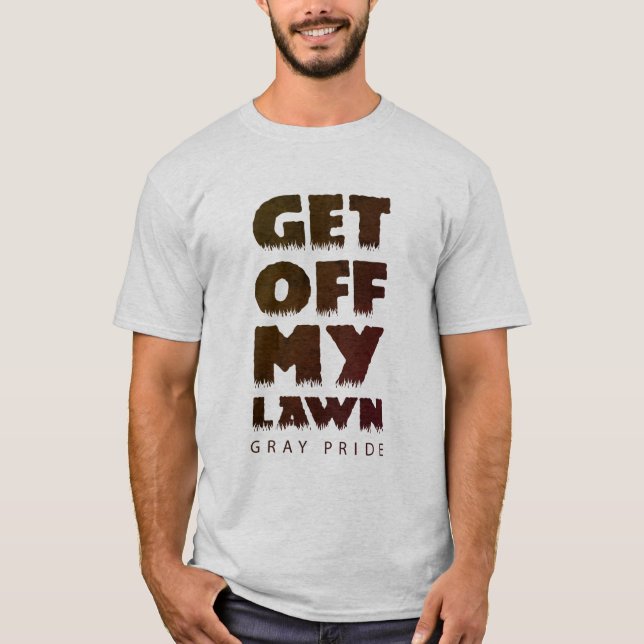 CAMISETA TIRE-SE DA MINHA CINZA DE CAMADA. (Frente)