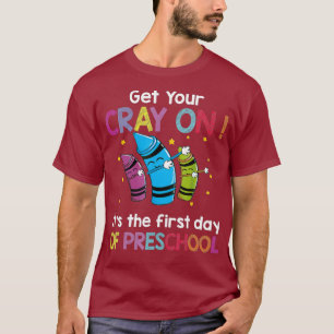 Camiseta Tire sua gaiola seu primeiro dia de pré-escola de