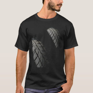 Camiseta Tire Track Of Dirt Racing Car Bike SkidMark Motocr
