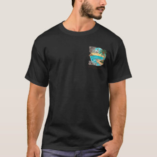 Camiseta Tire uma Folga - Relaxamento de Pôr do Sol na Prai