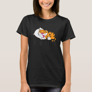 Camiseta Tired Tiger Me Deixa Dormir Tiger Pajama