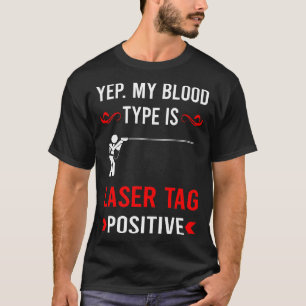 Camiseta Tiro a Laser Tipo Sanguíneo