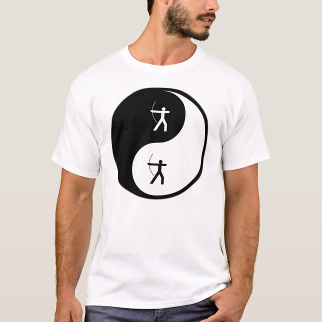 Camiseta Tiro ao arco de Yin Yang (Frente)