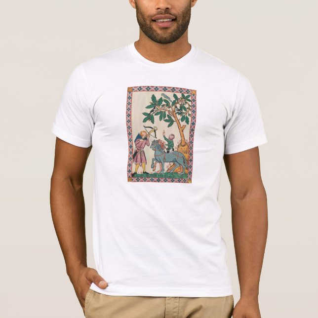 Camiseta Tiro ao arco medieval - pássaros malandros (Frente)