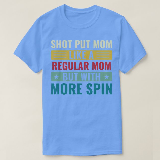 Camiseta Tiro Colocou A Mãe Atirada A Atleta A Atirar A Mãe (Frente do Design)