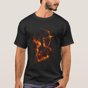 Camiseta Tiro com Arco Arqueiro Arco e Flecha Caça Fã de Es