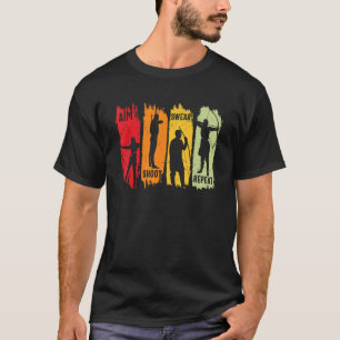 Camiseta Tiro com Arco Arqueiros Mirar Atirar Jurar Repetir