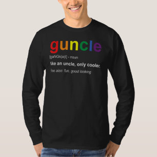 Camiseta Tiro Como Um Tio Só Cooler Rainbow Lgbtq