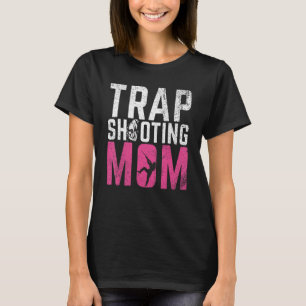 Camiseta Tiro de armadilha Mamãe Esporte Tiro e Clay Pigeon