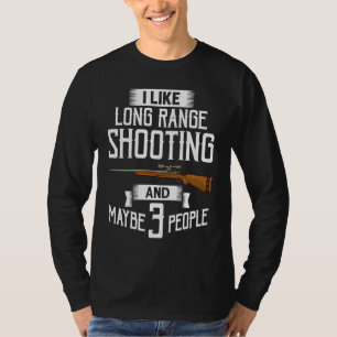 Camiseta Tiro de Longa Distância Arma de Treinamento para I