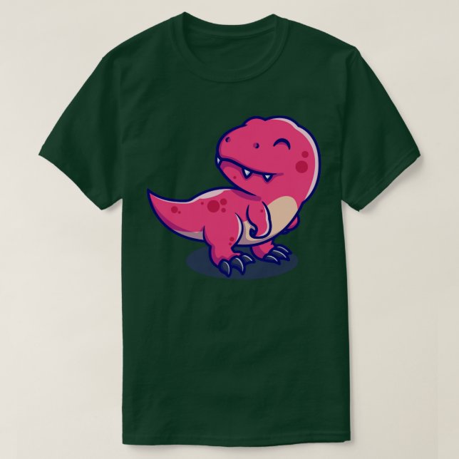 Camiseta Tiro de Tyrannosaurus, Bebê Cinto (Frente do Design)