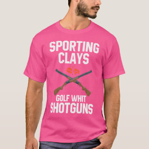 Camiseta Tiro Esportivo ao Ar Livre Com Caça Com Uma Esping