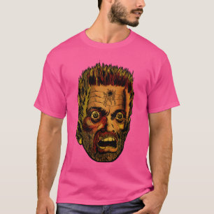 Camiseta TIRO NA CABEÇA HORROR Zumbis Antigos Ilustram Vint