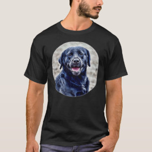 Camiseta Tiro Preto Labrador de Retriever