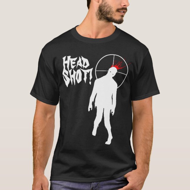 Camiseta Tiro principal do zombi! (Frente)