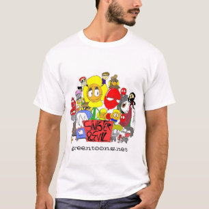 Camiseta Tiro sinistro & mau do grupo
