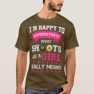 Camiseta Tiros Como Uma Piscina De Rapariga