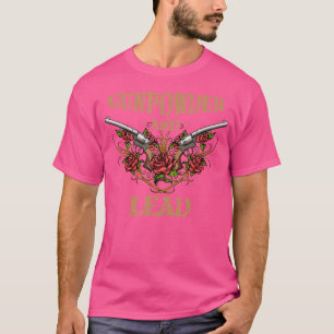Camiseta Tiros de armas de chumbo com tiro no canhão