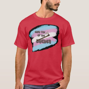 Camiseta Tirt Clássico Norse Ax Orgulho Transgênero