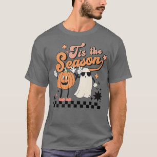 Camiseta Tis The Season Halloween Ghost Pumpkin Spice Spook