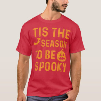 Camiseta Tis The Season To Be Spooky Halloween Vintage