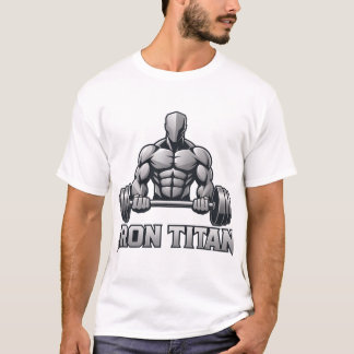 Camiseta Titã de Ferro - Motivação para Musculação e Academ