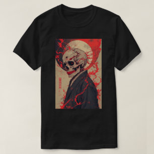Camiseta Titan Ataque Anime Japonês Caveira Ceifador Gótico