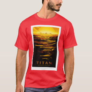 Camiseta Titan Exoplanet Travel Bureau JPL Travel Visions o