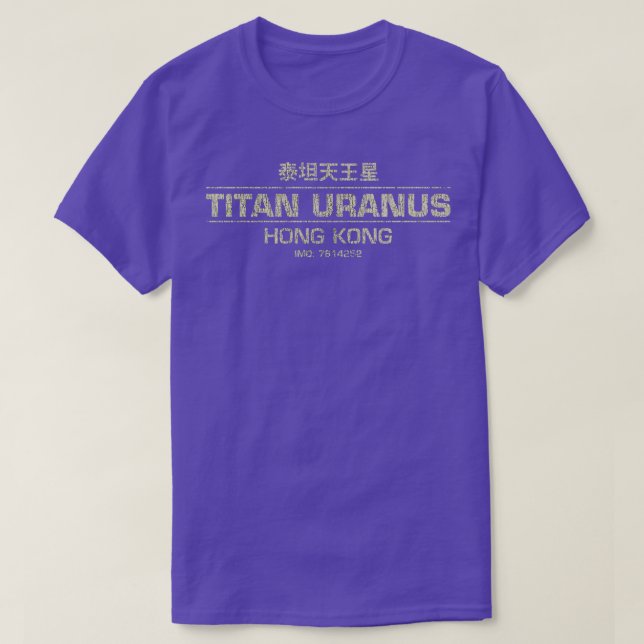 Camiseta Titan UrHong Kong 1974 (Frente do Design)