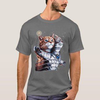 Camiseta Titanic Cats Funny Cat Lovers funny vintage girl