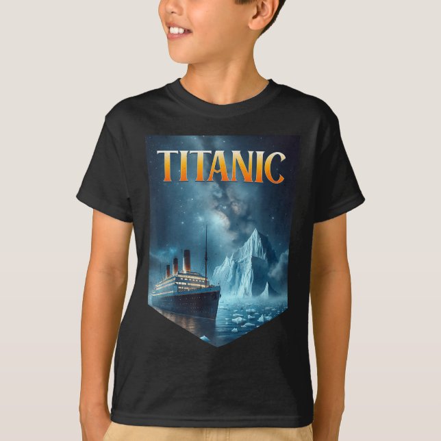 Camiseta Titanic Cruise Ship Iceberg 1912 Rms Voyage Men Wo (Frente)